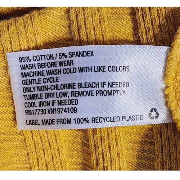 Universal Thread Slim Fit Gold Yellow Tank Top Medium NEW - Picture 4 of 6